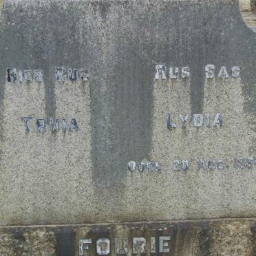 FOURIE Truia :: FOURIE Lydia -1954