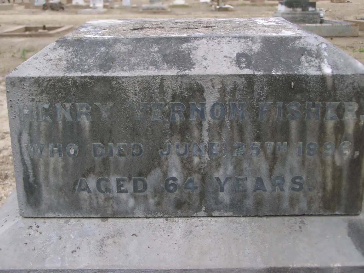 FISHER Henry Vernon -1896