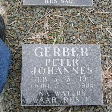 GERBER Peter Johannes 1912-1994