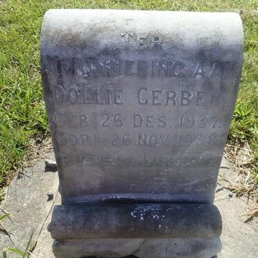 GERBER Dollie 1937-1938