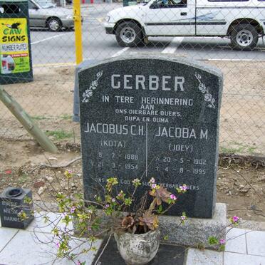 GERBER Jacobus C.H. 1888-1954 &amp; Jacoba M. 1902-1995