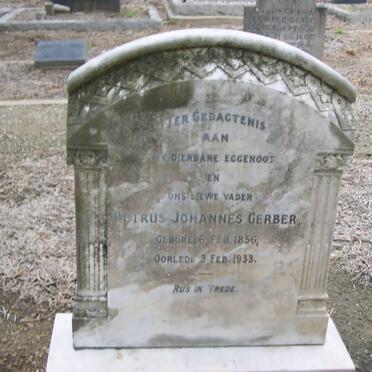GERBER Petrus Johannes 1856-1933
