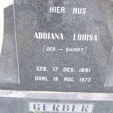GERBER Adriana Louisa nee SWART 1891-1973