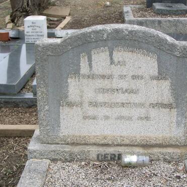 GERBER Christiaan Esias Engelberthus -1952