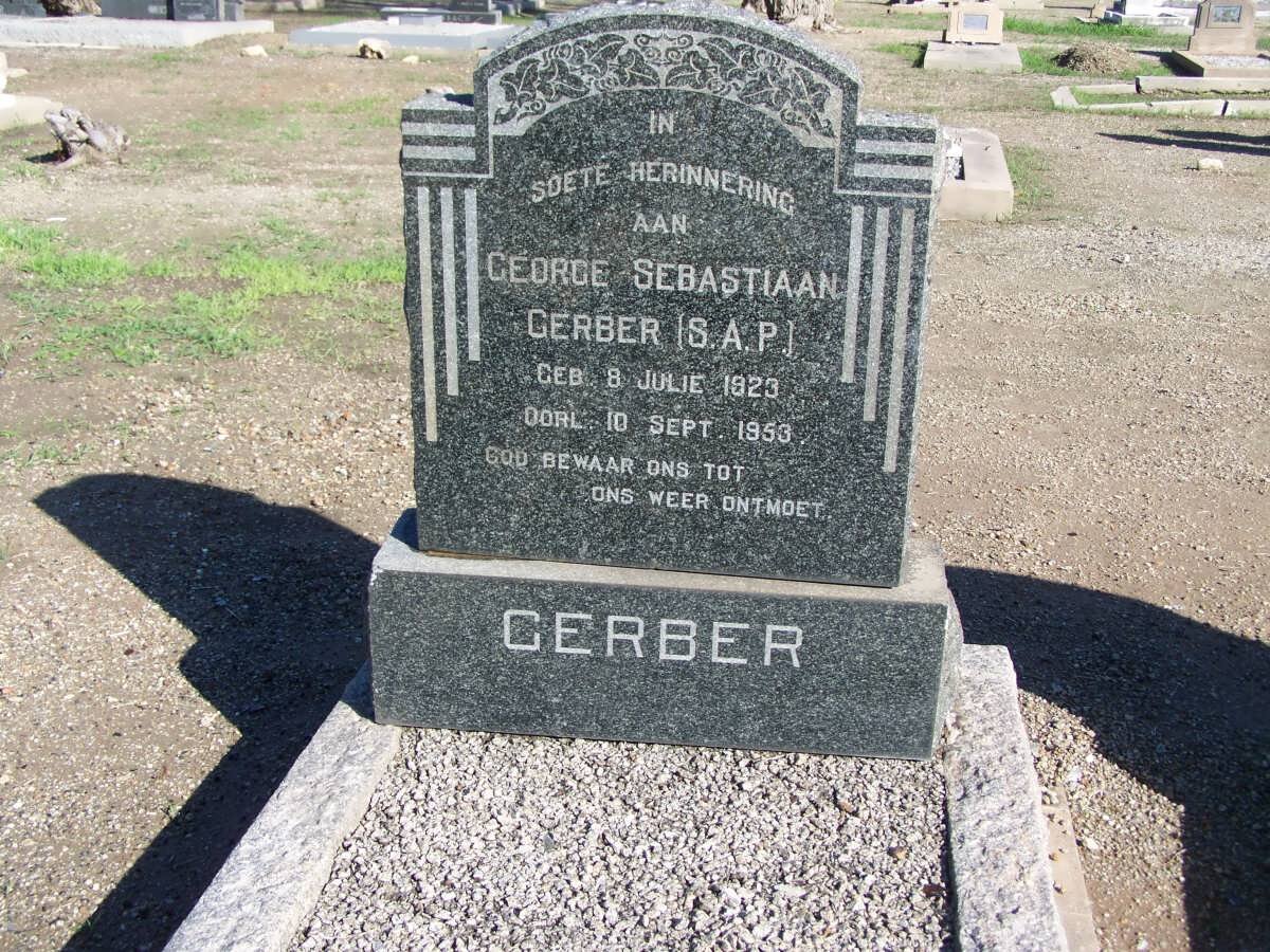 GERBER George Sebastiaan 1923-1953