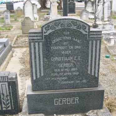 GERBER Christiaan E.E.1883-1955