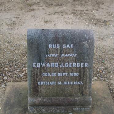 GERBER Edward J. 1890-1947