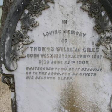 GILES Thomas William 1837-1906