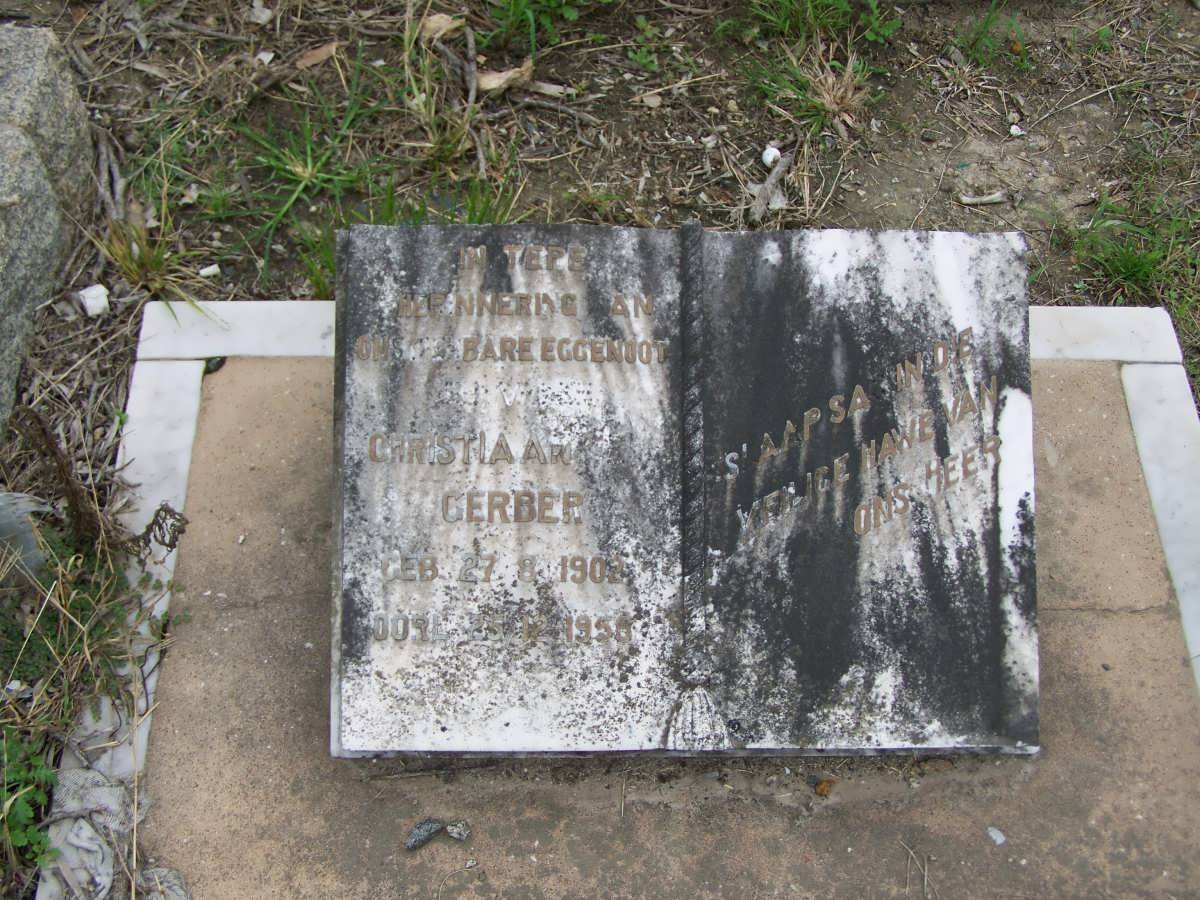 GERBER Christiaan 1902-1950