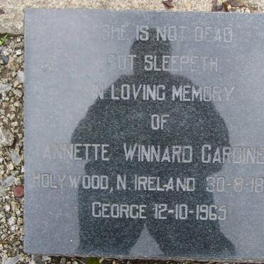 GARDINER Annette Winnard 1871-1965