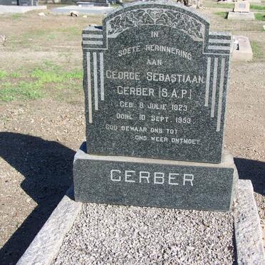 GERBER George Sebastiaan 1923-1953
