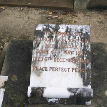 HOESSLIN Georgina, von nee FRASER 1867-1940