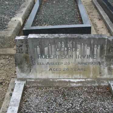 IRVINE George Robertson -1939