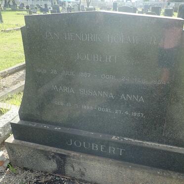 JOUBERT Jan Hendrik Hofmeyr 1887-1954 &amp; Maria Susanna Anna 1888-1957