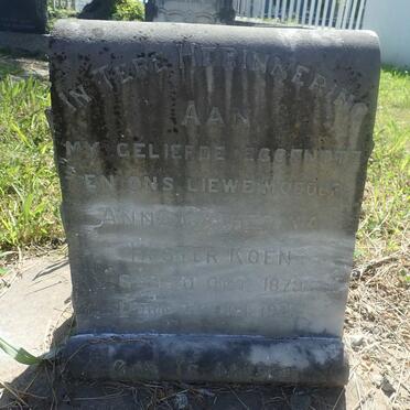 KOEN Anna Catharina Hester 1879-1937