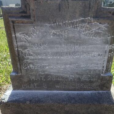 LANGENHOVEN Magdalena 1943-1943