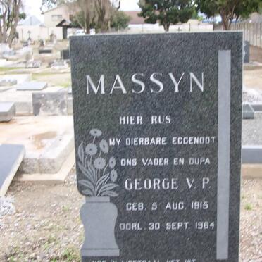MASSYN George V.P. 1915-1964