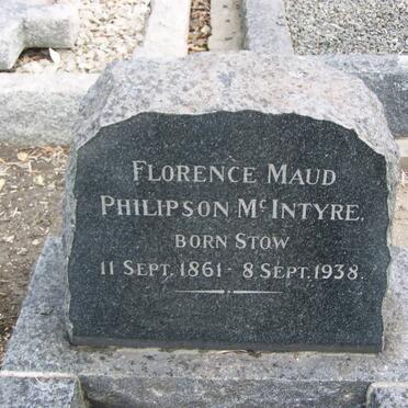 McINTYRE Florence Maud Philipson 1861-1938