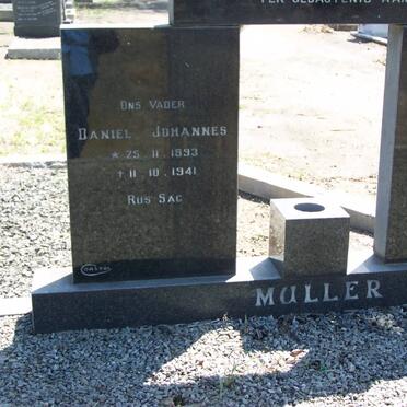 MULLER Daniel Johannes 1893-1941 &amp; Anna Elizabeth 1895-1975