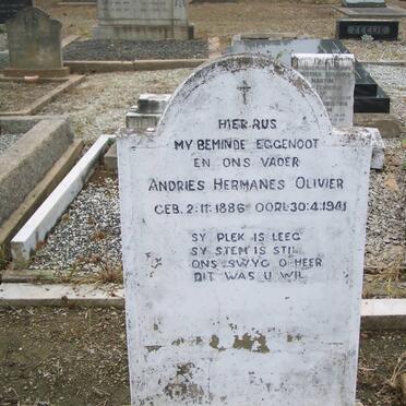 OLIVIER Andries Hermanes 1886-1941