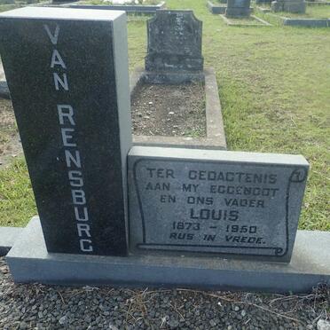 RENSBURG Louis, van 1873-1950