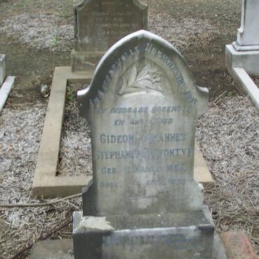 SERFONTYN Gideon Johannes Stephanus 1854-1933