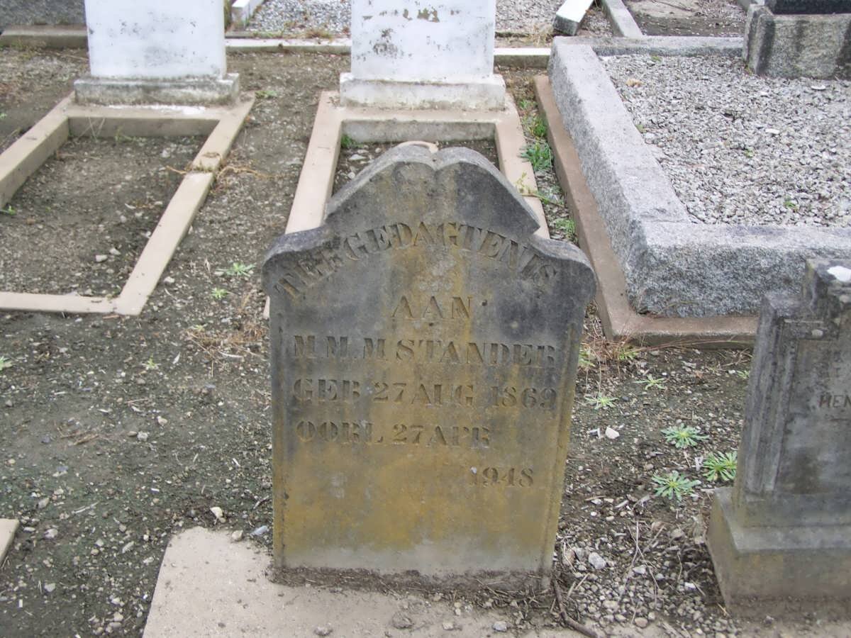 STANDER M.M.M. 1869-1948