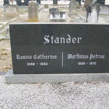 STANDER Marthinus Petrus 1889-1970 &amp; Rosina Catherina 1898-1950