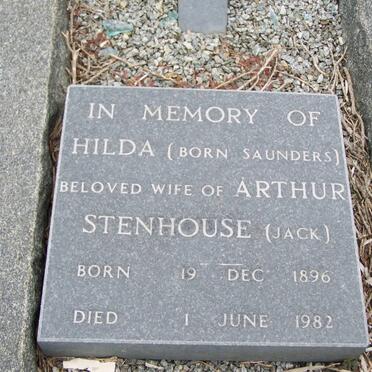 STENHOUSE Hilda nee SAUNDERS  1896-1982