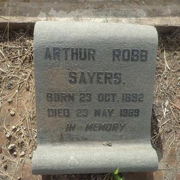 SAYERS Arthur Robb 1892-1969