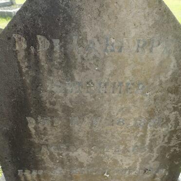 SWEMMER B., DE LA HARPE -1891