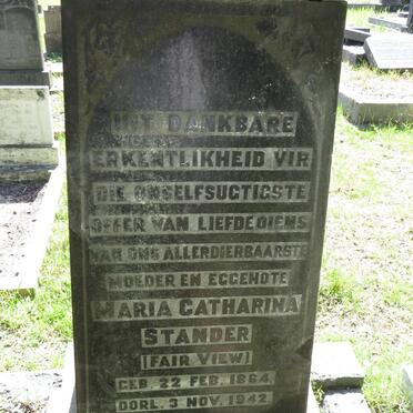 STANDER Maria Catharina 1864-1942