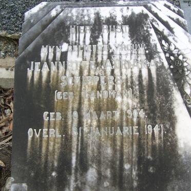SCHIPPERS Jeanette Adriana nee LANDMAN 1904-1941