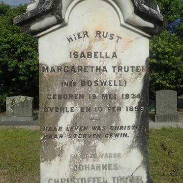 TRUTER Johannes Christoffel 1832-1915 &amp; Isabella Margaretha BOSWELL 1834-1898 _1