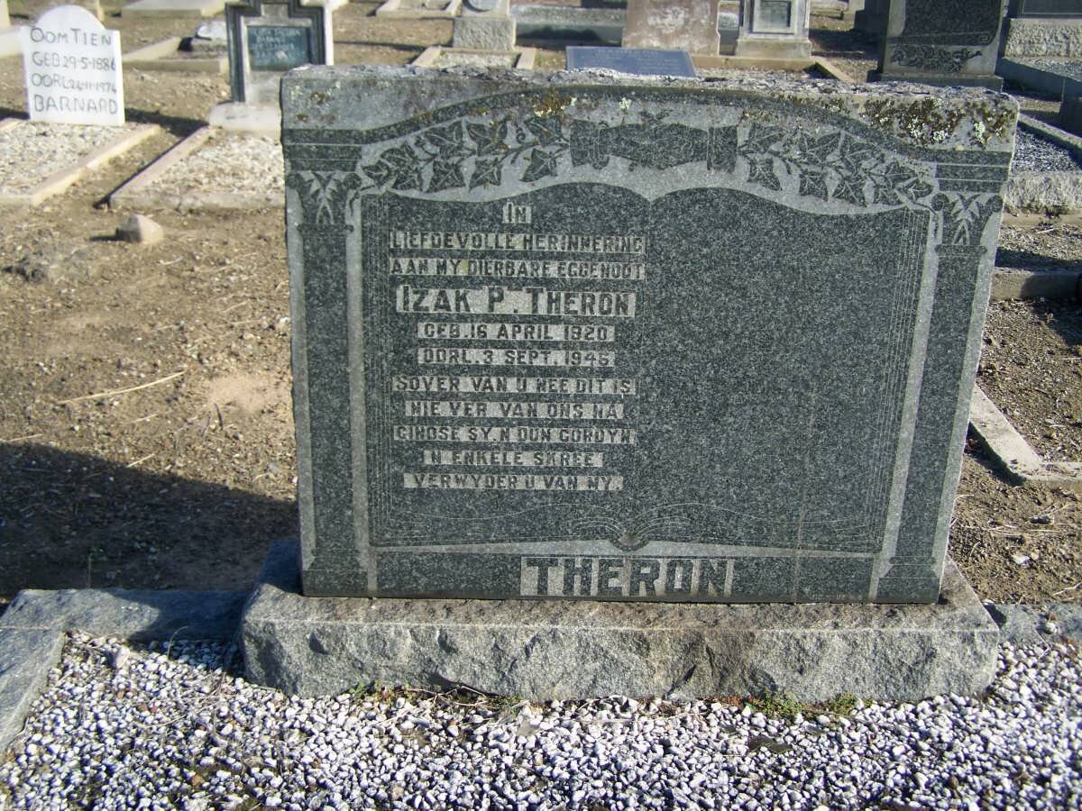 THERON Izak P. 1920-1946