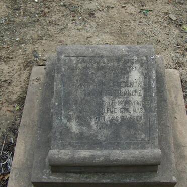 TERBLANCHE Christiaan Frederik  -1842