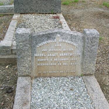 VARKEVISSER Mabel Janet 1882-1949