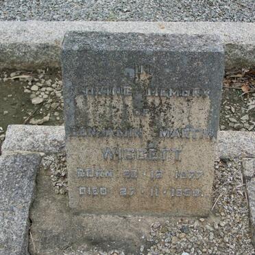 WIGGETT Benjamin Martin 1877-1950