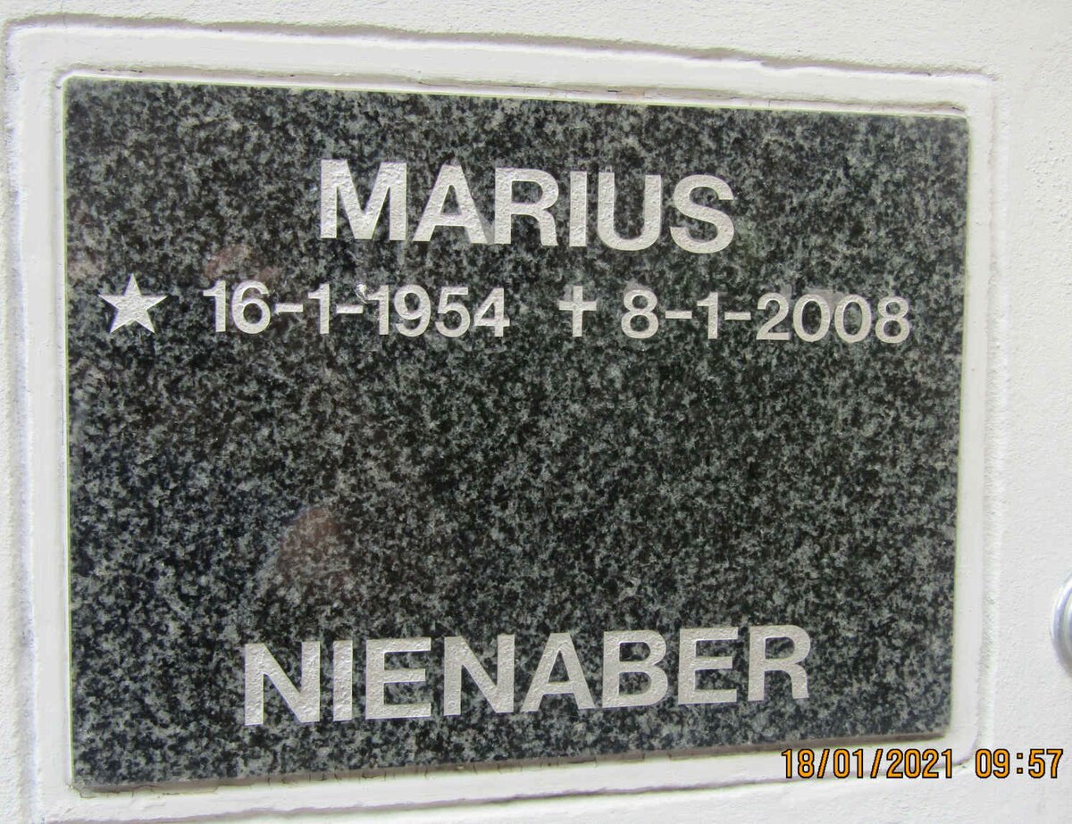 NIENABER Marius 1954-2008