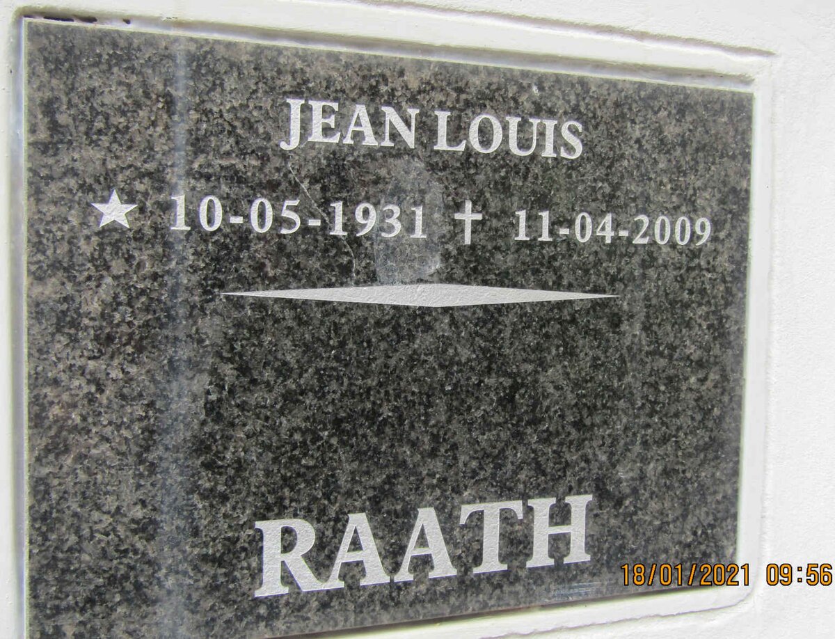RAATH Jean Louis 1931-2009