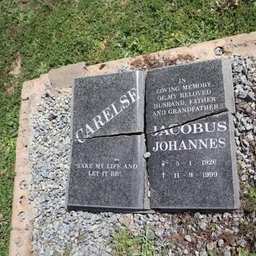 CARELSE Jacobus Johannes 1926-1999