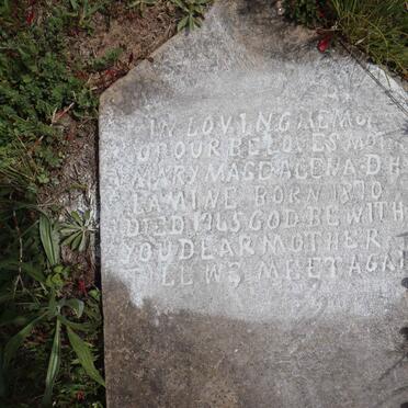 DHLAMINE Mary Magdalena 1870-1945