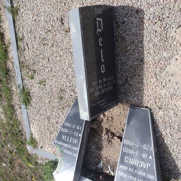 DELO Jacobus 1923-1988 & Aletta 1928-2015 (1)