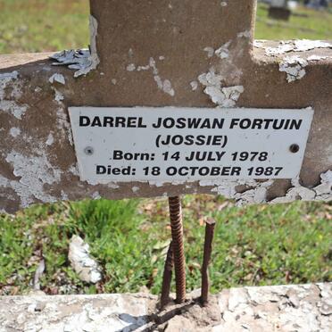 FORTUIN Darrel Joswan 1978-1987
