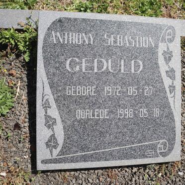 GEDULD Anthony Sebastion 1972-1998