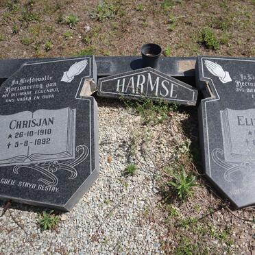 HARMSE Chrisjan 1910-1992 & Elizabeth 1912-2003