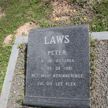 LAWS Peter 1954-1981