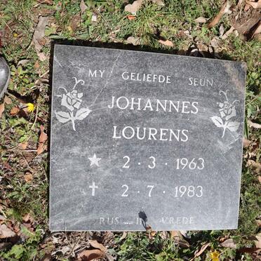 LOURENS Johannes 1963-1983
