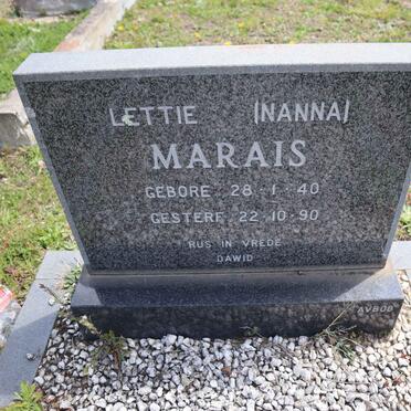 MARAIS Lettie 1940-1990