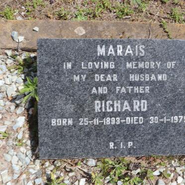 MARAIS Richard 1893-1979